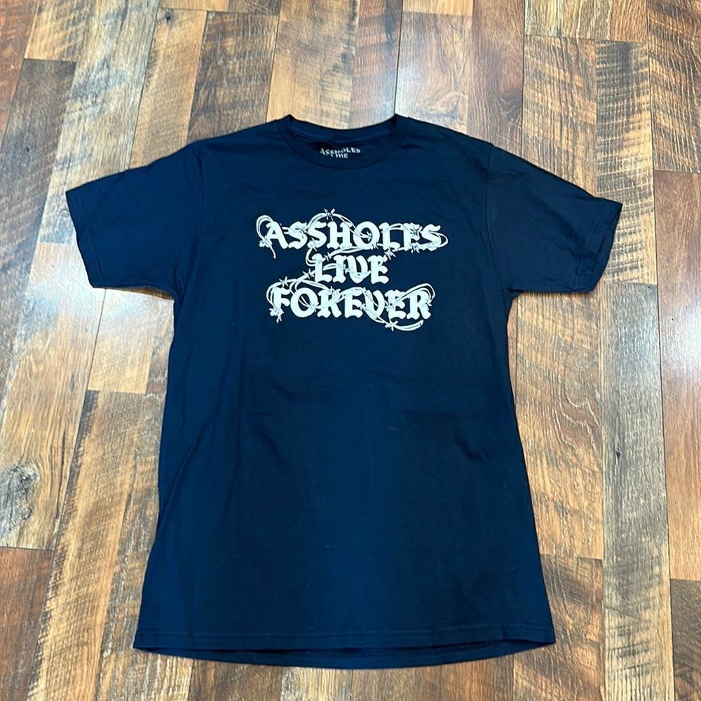 COPY - ASSHOLES LIVE FOREVER t-shirt M (5025B) NWOT
